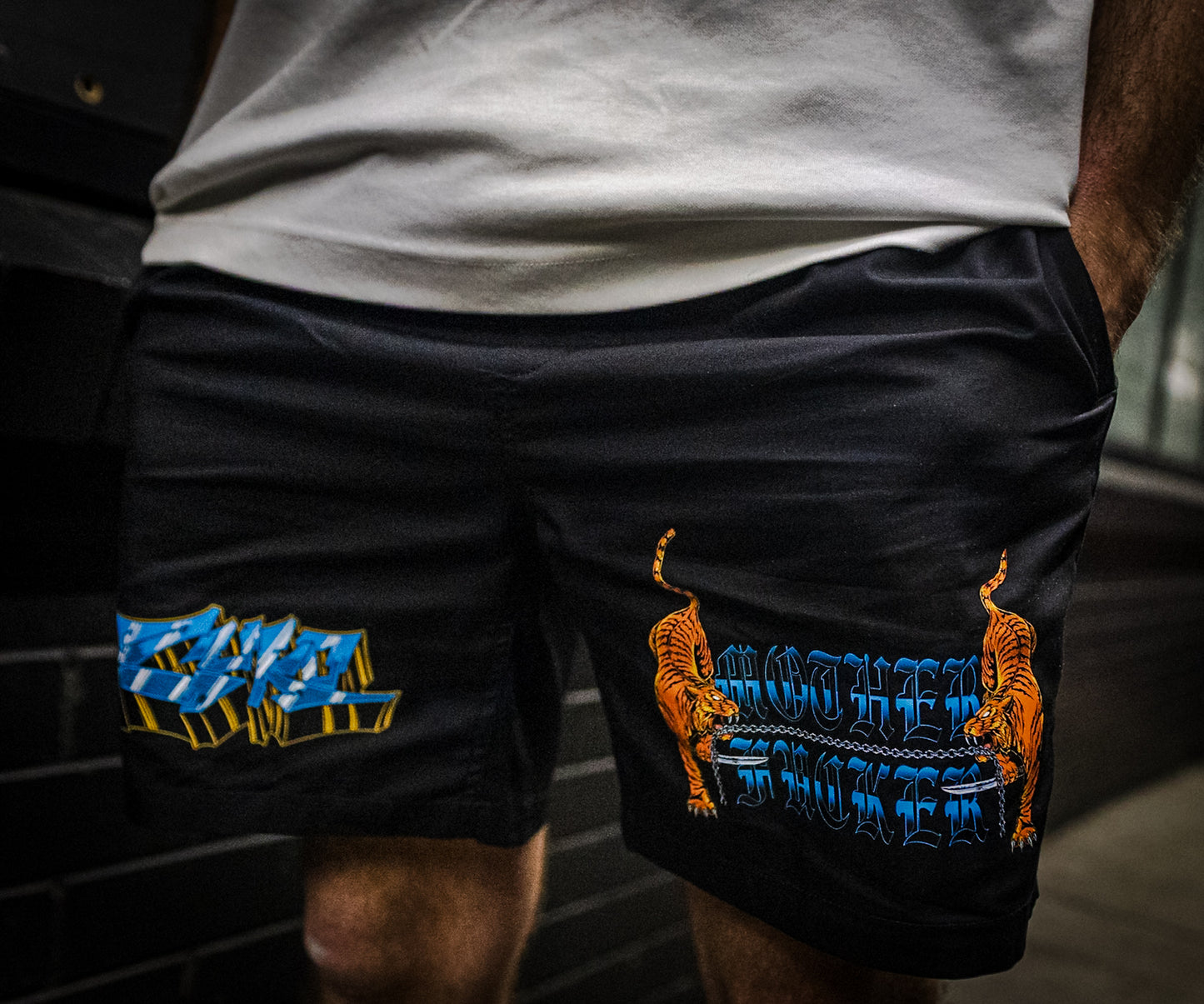 ZUKO "Mother Fucker" shorts